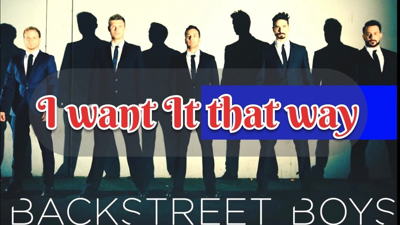 I want it that way Backstreet boys (Lyrics Video) YouTube