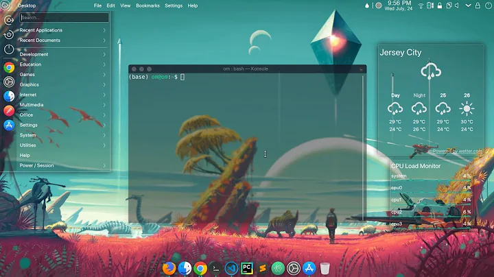 How I customize my Linux KDE Plasma Desktop