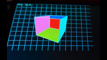 3D Cube | ESP32 S3 | 3D rendering