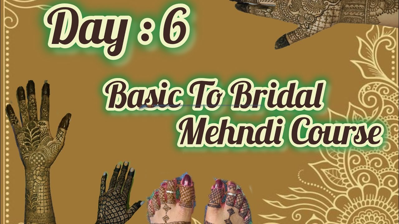 🌸 Day -06 Drops and Vines 🔱 #hennadesign #mehndi #trending #likesharesubscribe 