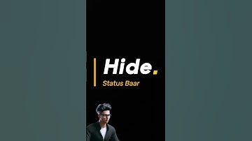 How to Hide status Bar color || Kotlin tutorial #mobileappdevelopment #smartphone