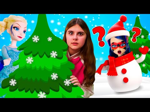 Видео: Эльза – новенькая в классе! Видео для девочек про игрушки Холодное Сердце и Леди Баг