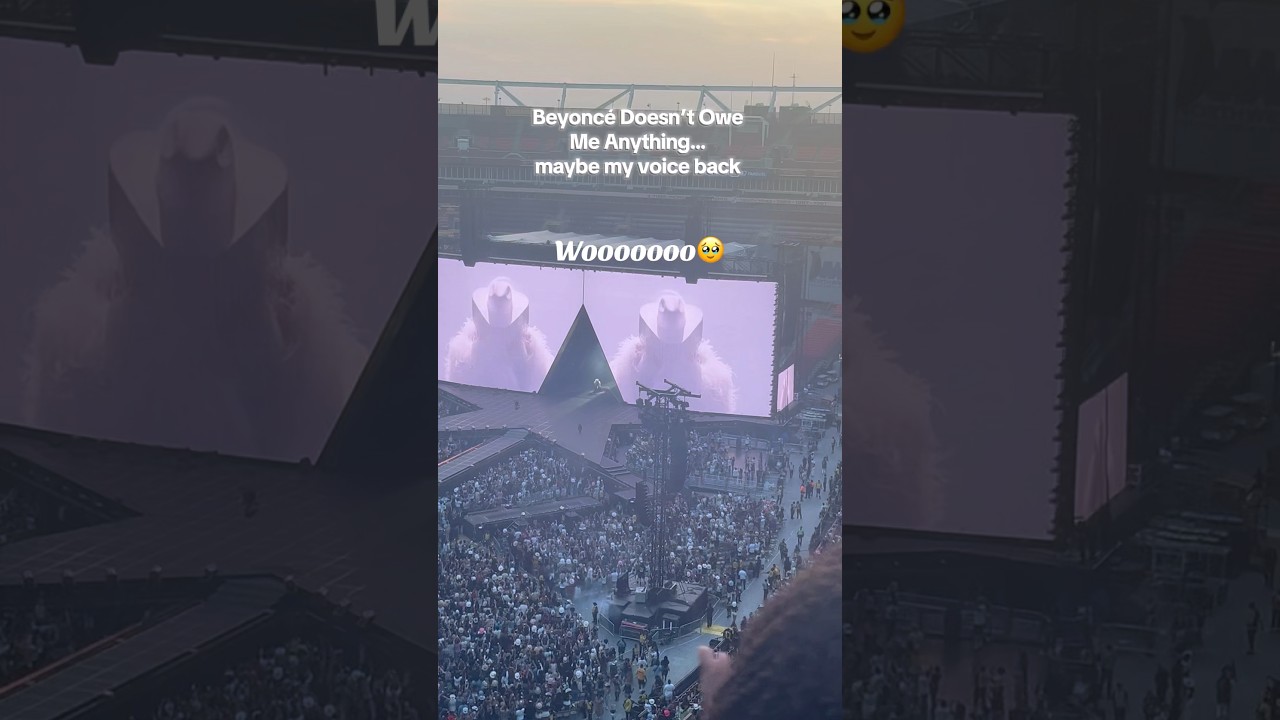 POV: You&rsquo;re standing next to me at the Beyonc&eacute; concert and there&rsquo;s no such thing as an inside voice