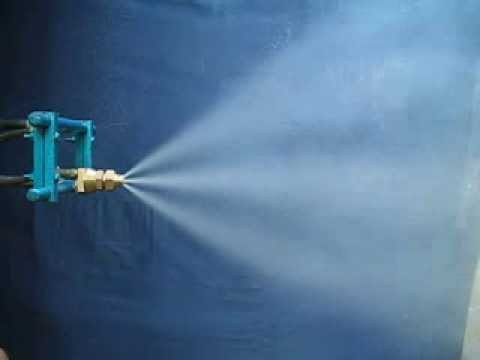 dry system fogger Dry Fog  Oasis  Nozzle YouTube