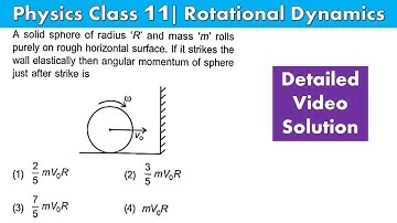 A solid sphere of radius 