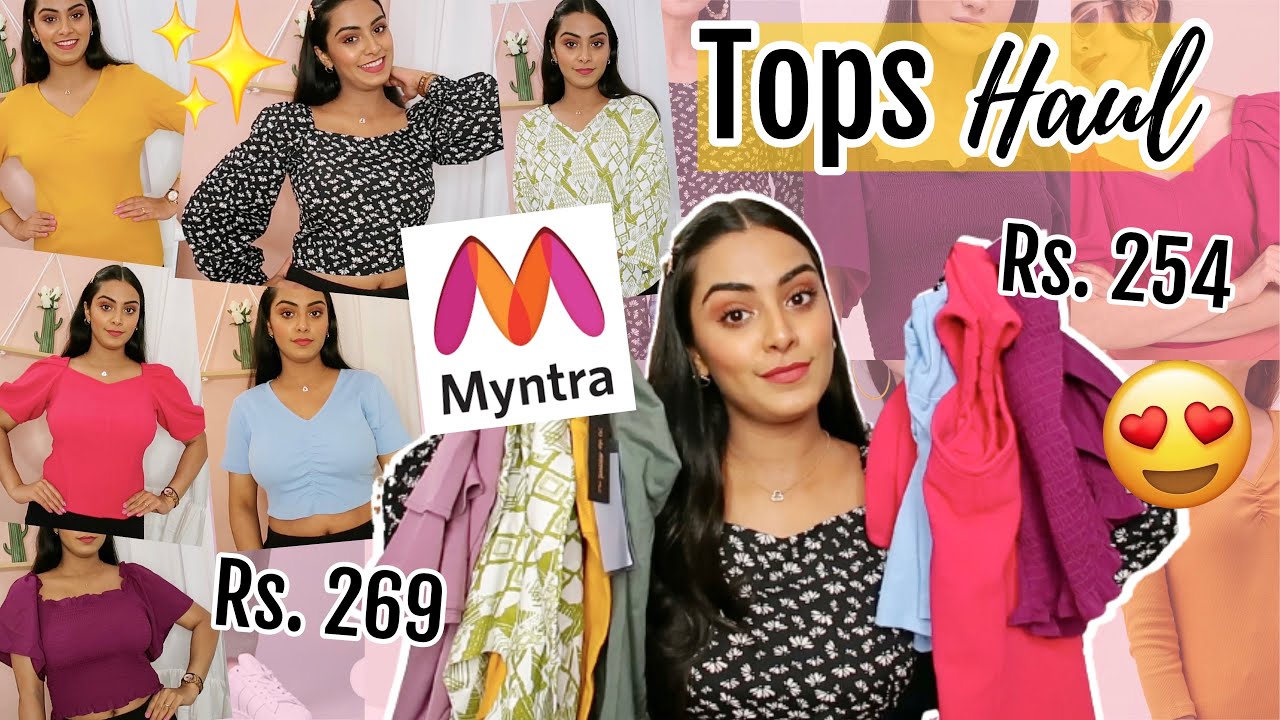 *WOW* MYNTRA TOPS HAUL Starting Rs. 224 | SALE Upto 90% Off | Myntra EORS