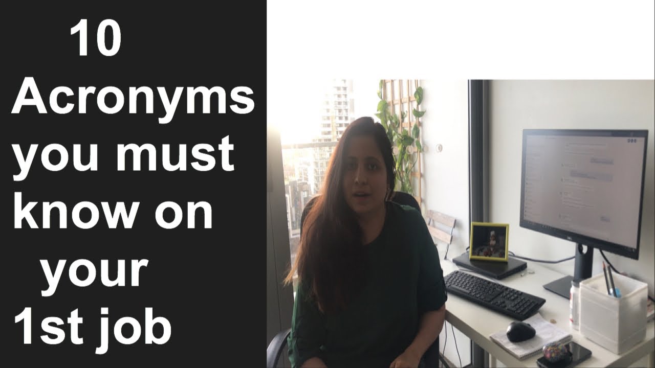10 Acronyms you must know on your 1st job Acronyms and Abbreviations YouTube