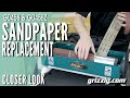 How To Replace Sandpaper On Your Drum Sander | G0458Z | Grizzly Industrial