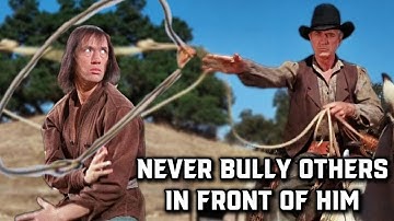 Never bully others in front of him | David Carradine - Kung Fu