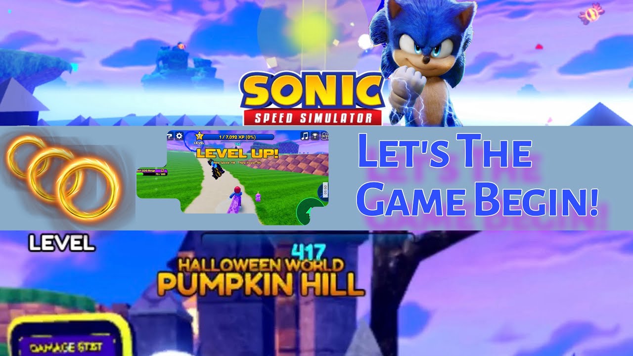 ROBLOX SONIC SPEED SIMULATOR [Halloween World]