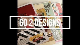 GO 2 Design Series // Happy Horizontal