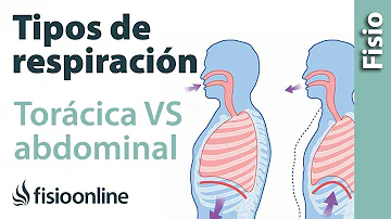 ¿Cuál es la causa de la respiración abdominal?