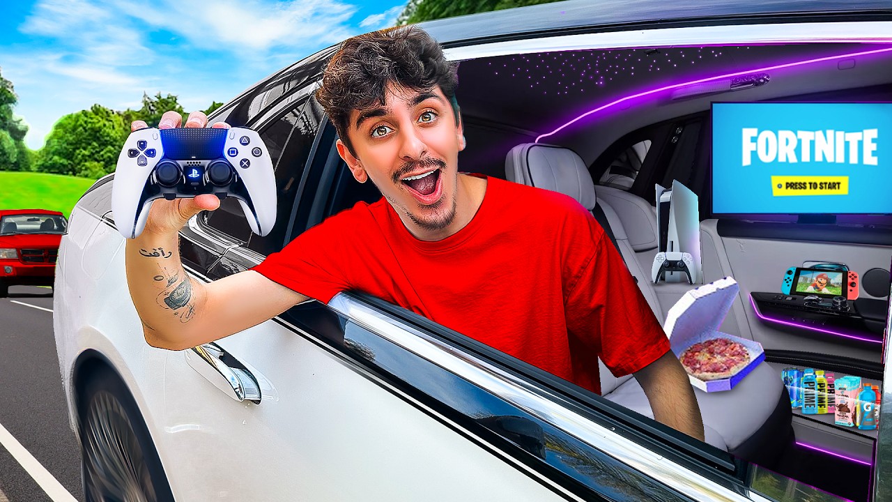 I Built a SECRET Gaming Room in a Luxury Car! (Maybach)