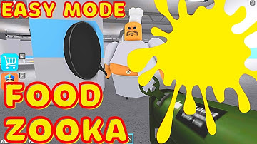 Barrys Food Zooka. Barrys Prison Run Obby Walkthrough EASY MODE Part 6. Roblox Gameplay
