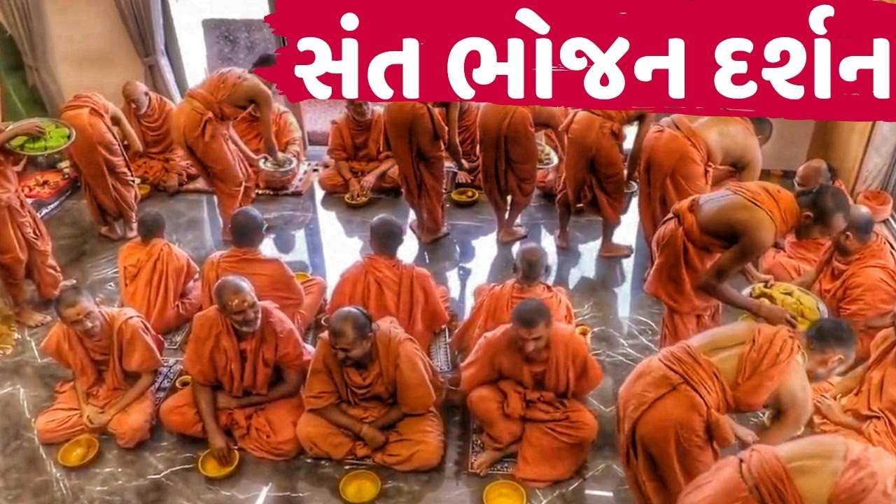 સંત ભોજન દર્શન #swaminarayan #vadtaldham #satsang #swaminarayansampraday #love