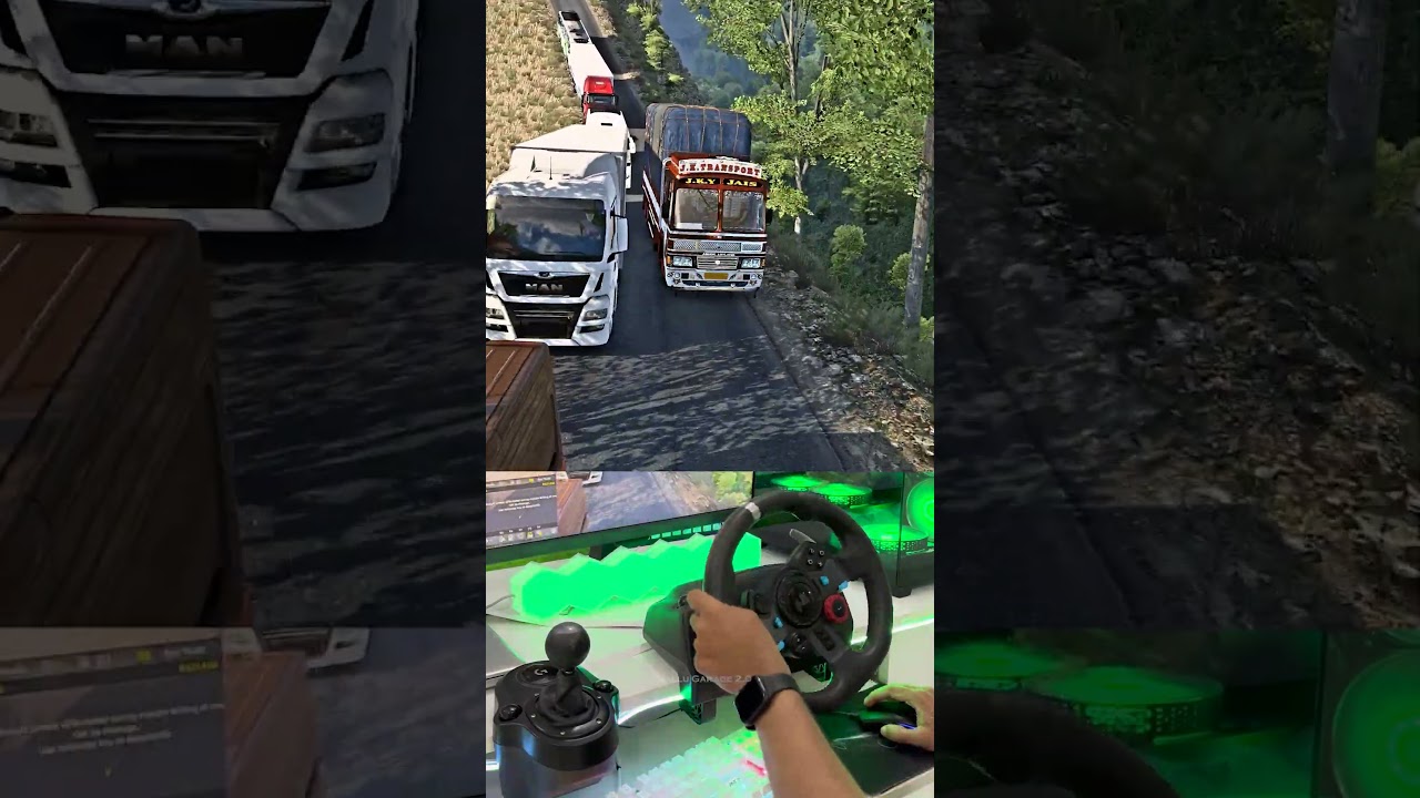 Ashok Leyland 14 Wheel Load Lorry Driving | Dangerous Road | Ets2 | Mallu Garage 2.0