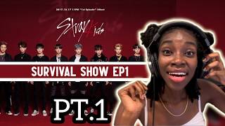 STRAY KIDS REACTION | Survival Show Episode 1