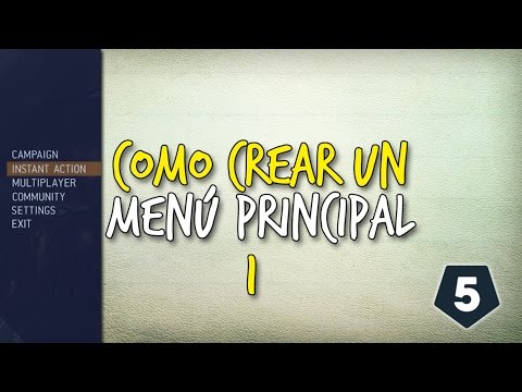 como hacer un menú principal con canvas en unity5 (1/3) (fácil para todos)