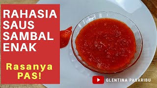 CARA MEMBUAT SAUS SAMBAL ENAK