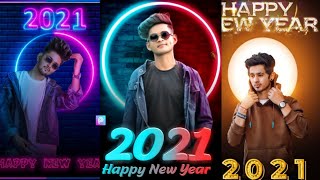 PicsArt Photo Editing || Background Change || Happy New Year 2021 Photo Editing Tutorial || GY Editz screenshot 1