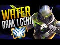 BEST OF WATER - RANK #1 WORLD GENJI | Overwatch Water Genji Montage & Esports Facts