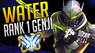 BEST OF WATER - RANK #1 WORLD GENJI | Overwatch Water Genji Montage & Esports Facts