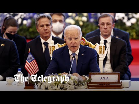 Moment Joe Biden slips up and thanks Colombia for hosting ASEAN summit instead of Cambodia