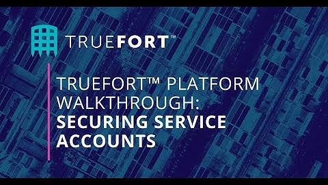 Securing Service Accounts