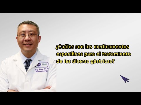 ¿Cuáles son los medicamentos específicos para el tratamiento de las úlceras gástricas?