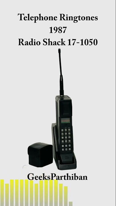 TelePhone Ringtone Evolution - Radio Shack 17 1050 1987 | Geeks Parthiban