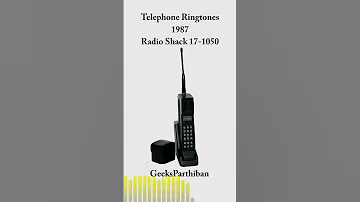 TelePhone Ringtone Evolution Radio Shack 17 1050 1987 Geeks Parthiban 