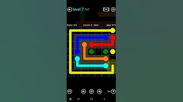 How To Solve Flow Free Blue Pack Level 7 7x7 Board Medium Walk Through Solution Walkthrough