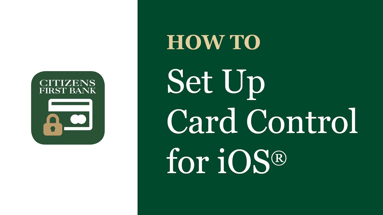 How To: Set Up Card Control For iOS - YouTube