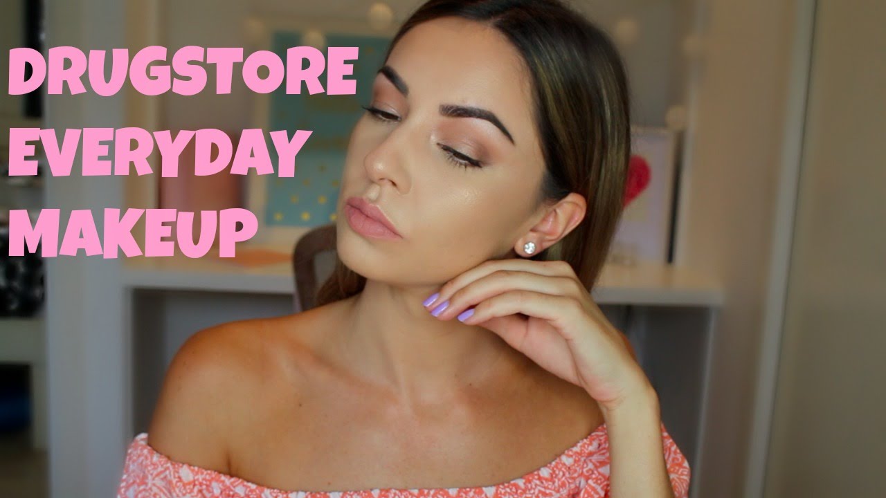 DRUGSTORE Everyday Makeup Tutorial For Hooded Eyes YouTube