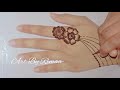 Very simple and easy henna art by rimaa 2021