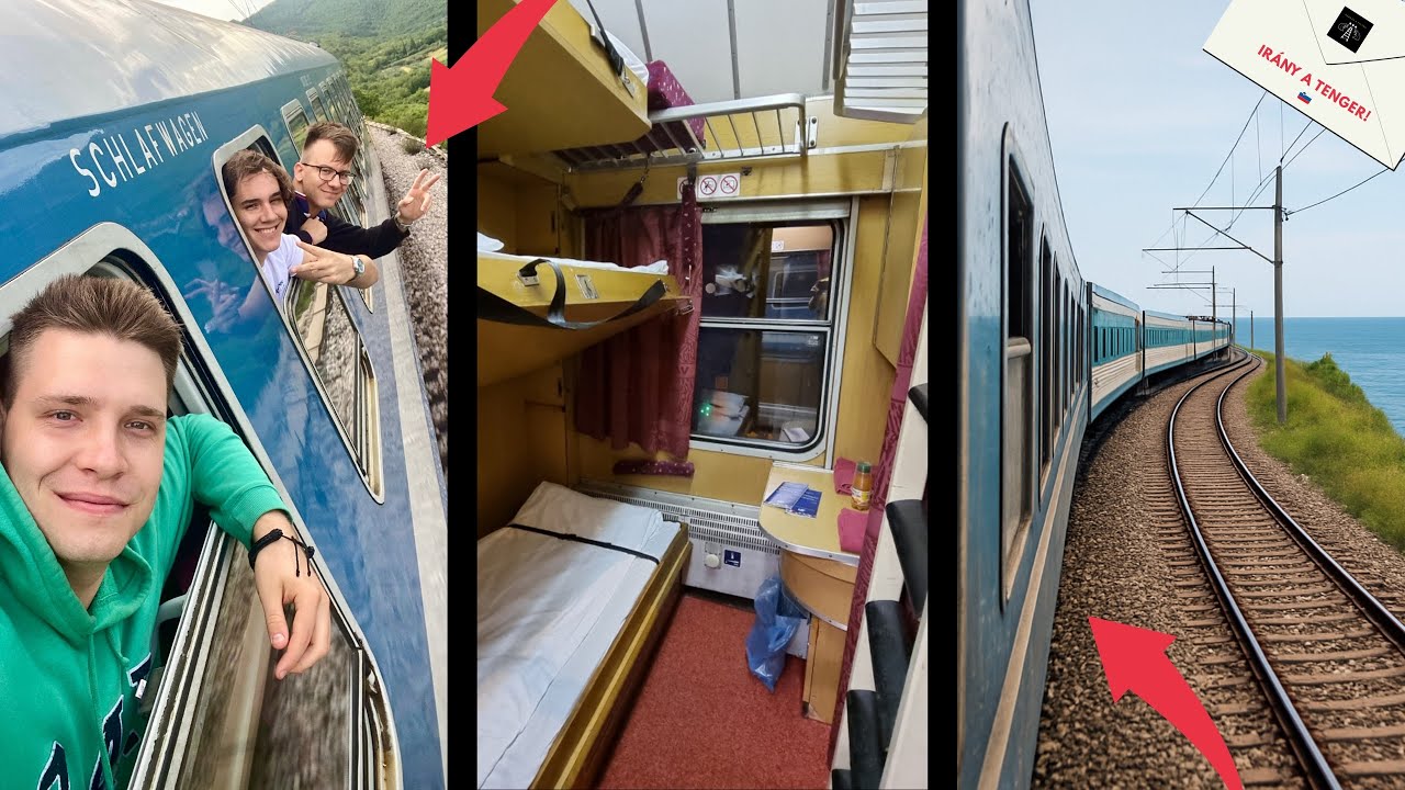 Hálókocsival OLCSÓN a Szlovén TENGERRE!? - Kipróbáltuk a Retró Istriát! 🇭🇺🇸🇮🏖️🚂