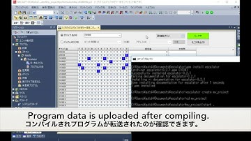 5. Run escalator program on PLC.