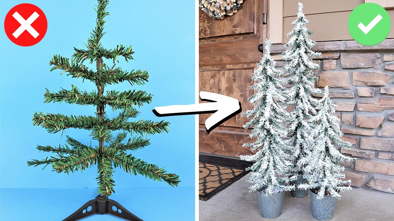 ⭐ #1 MOST BRILLIANT Way To Use Dollar Tree Christmas Trees ...