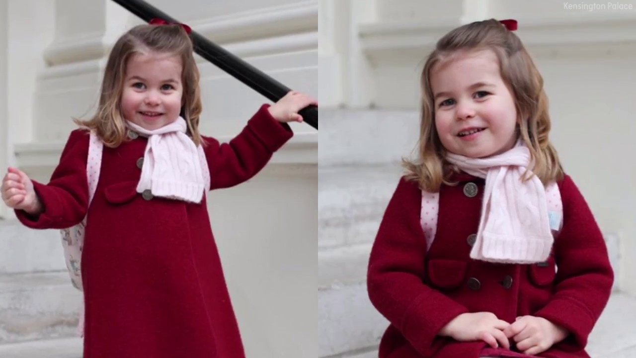photoscape Royal family celebrates Princess Charlotte's first day at nursery school with adorable photos