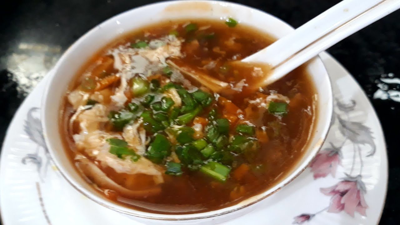 Restaurant style chicken soup easy and tasty recepie YouTube