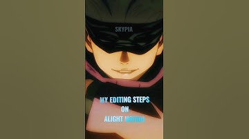 #anime #gojo #gojosotaru #alightmotion #tutorial #jujutsukaisen #editing #cc #shake