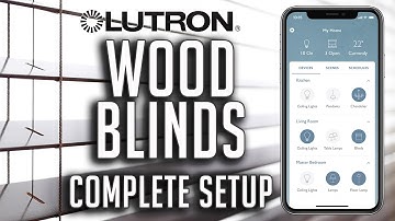 Lutron WOOD BLINDS with Lutron RA2 Select [PART 2] Full Setup Guide - Natural Light Optimisation