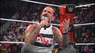 CM Punk Delivers the Greatest Promo!  WWE RAW 4/29/2024