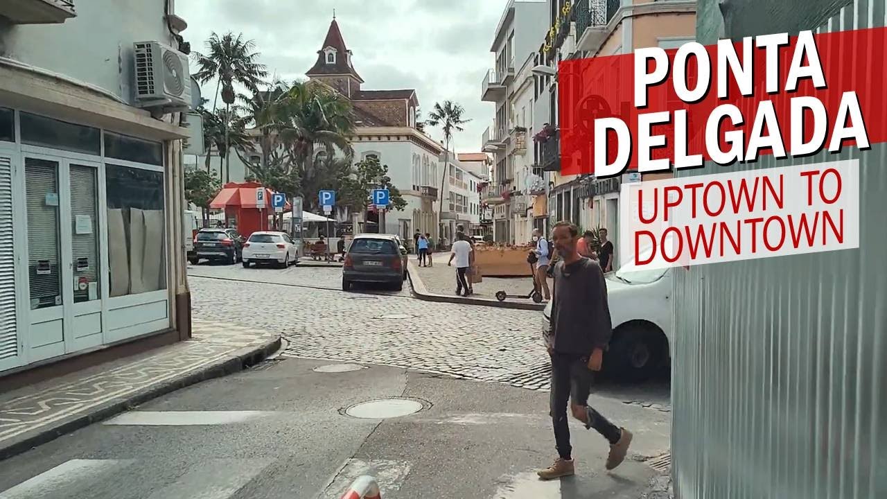 Walking Azores 🇵🇹 Ponta Delgada: Outskirts to Downtown, São Miguel