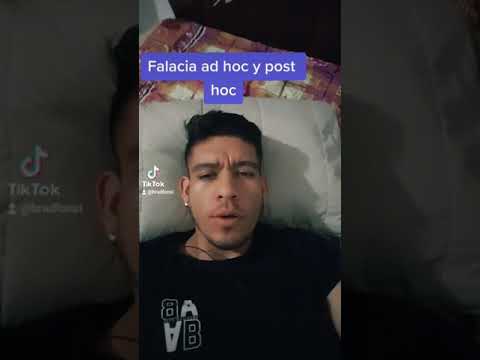 Video: ¿Qué son los ejemplos de falacias post hoc?