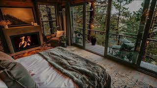Dreamy Rain | Drizzle and Small Fire Sounds Ideal Sound for Relaxation, Deep Sleep and Meditation