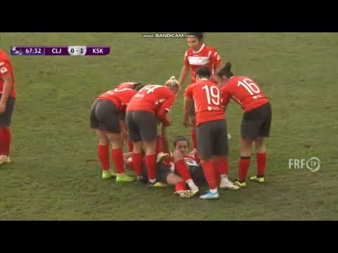 Olimpia Cluj 0:1 Ksk Lanchkhuti Guria• Full Match Highlights Champions League Women ლანჩხუთელთა გოლი