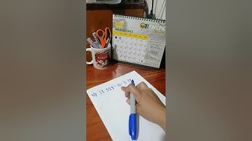 Tricks on solving the value of N involving division of decimal (TAGALOG/ENGLISH)