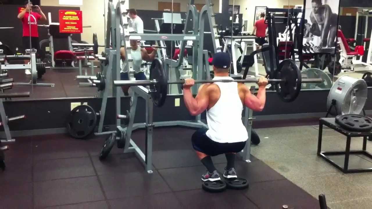 Squat - Heels Elevated - Close - YouTube