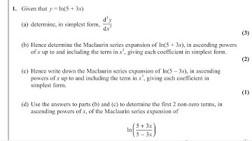 IAL FP2 January 2023 (Q1) Question Paper solution Edexcel WFM02/01 (Further Pure Mathematics 2 F2)
